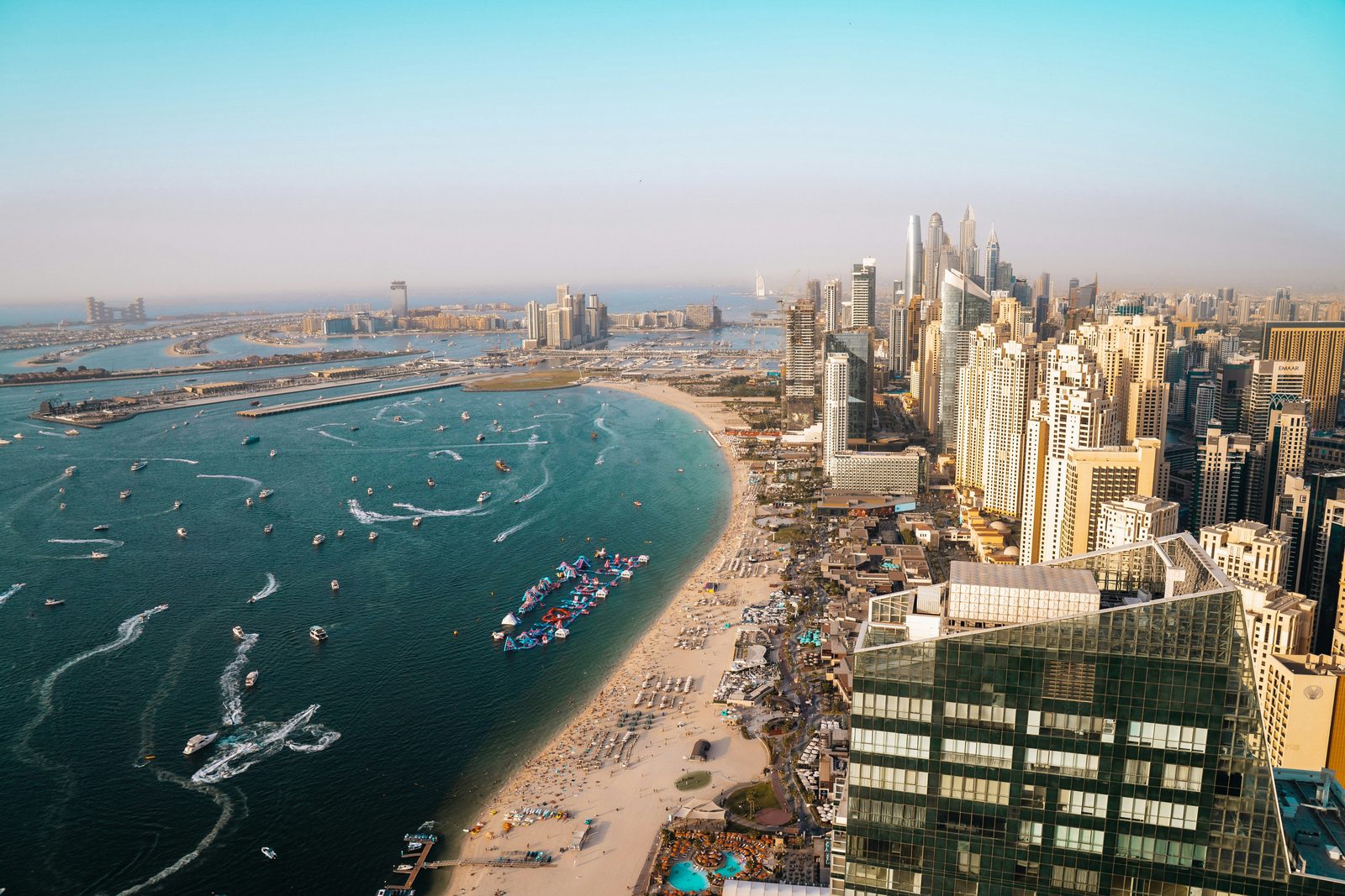 Private yacht off Dubai Marina